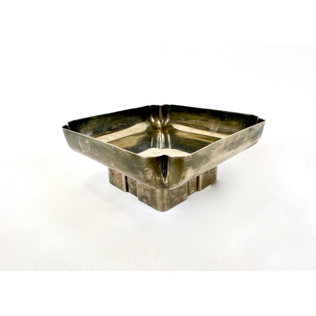 Italian Silver Plated Footed Bowl by Cleto Munari, 1980s For Sale - Image 6 of 11