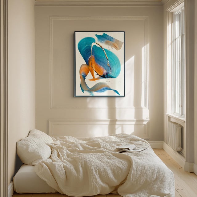 Abstract Contemporary Abstract Mixed Media on Wood "Delirium" by Nikolaos Schizas For Sale - Image 3 of 5