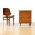 Mid Century Enclosed Portable Bar Cart on Wheels For Sale - Image 4 of 10
