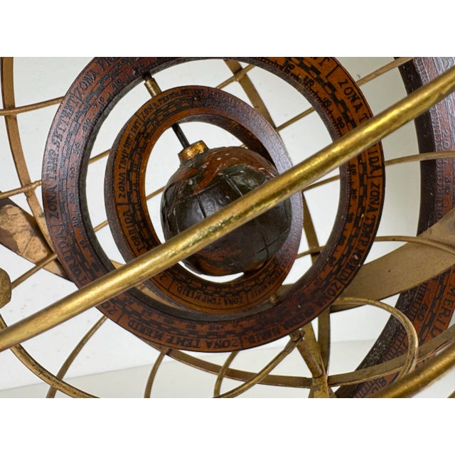 Vintage Armillary Globe or Sphere For Sale In Philadelphia - Image 6 of 9