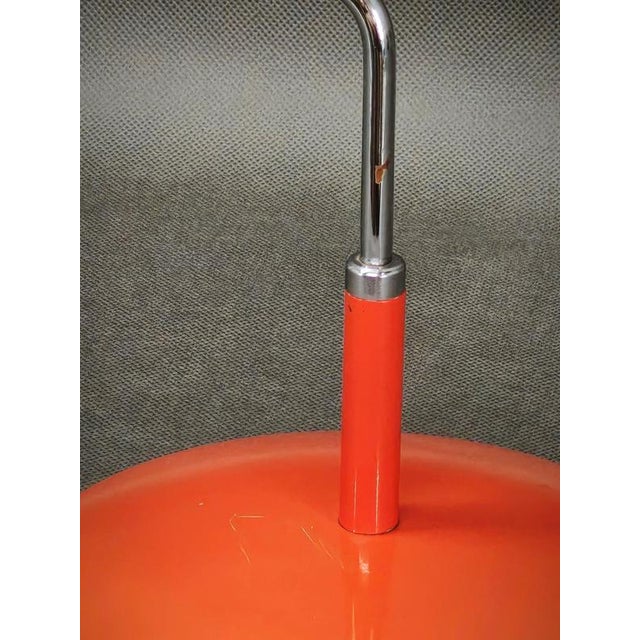 Orange Orange Table Lamp by Josef Hůrka for Napako, Czechoslovakia, 1960s For Sale - Image 8 of 12