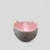 Pink Mid Century Modern Pink White and Gold Abstract Scalloped Ceramic Planter For Sale - Image 8 of 10