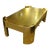1980s Phyllis Morris 22 Ct Gold Leaf Cocktail Table For Sale