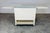 Mid-Century Drop-Leaf Buffet Server, White Lacquer, Cane Front For Sale - Image 10 of 11