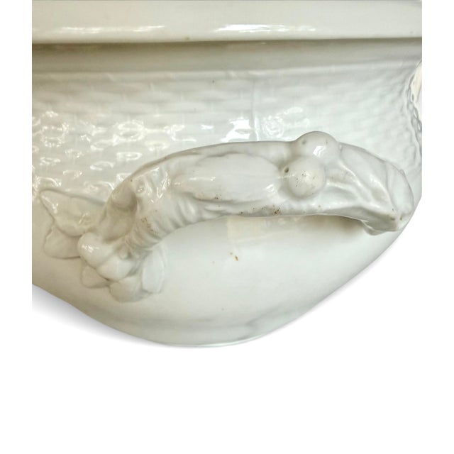 Antique KPM Berlin "Neuosier" Blanc De Chine Serving Tureen, Friedrich Elias Meyer, Branch & Berry Handles, C. 1800 For Sale In Houston - Image 6 of 12