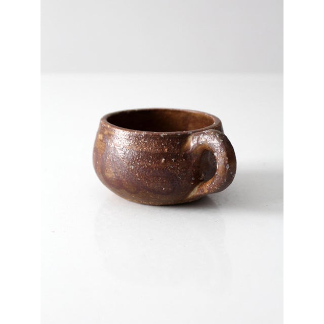 Vintage Studio Pottery Mug For Sale - Image 9 of 11