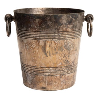 Mid 20th Century France Silver Ice Bucket For Sale