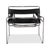 Wassily Chair Leather Armchair Black Chair by Marcel Breuer for Knoll Inc. For Sale - Image 13 of 14