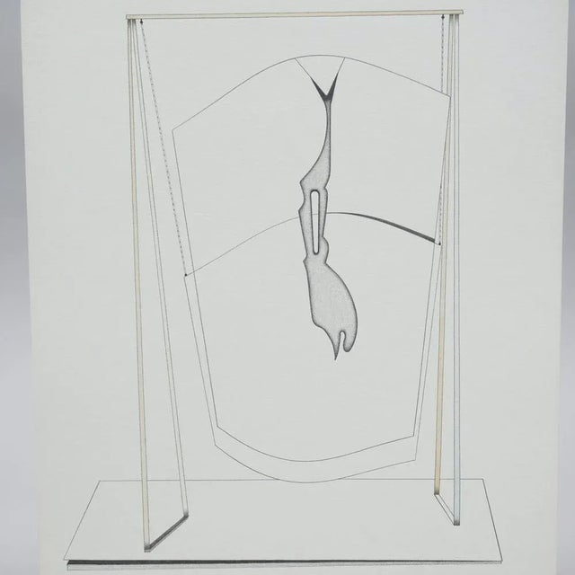 Pencil on solid paper, around 1978, 015 This piece has an attribution mark, I am sure that it is completely authentic and...