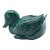 Hand-Carved Natural Malachite Duck Figurine For Sale