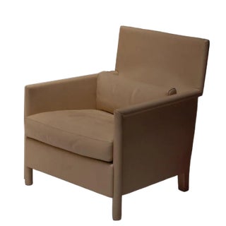 Cream Leather Vivette Club Chairs by Luca Meda, 1980s For Sale