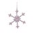 Kenneth Ludwig Chicago Snowflake Jewel Ornaments (Set of 6) For Sale - Image 4 of 5