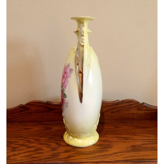 Antique Victoria Austria Porcelain Vase For Sale - Image 4 of 8