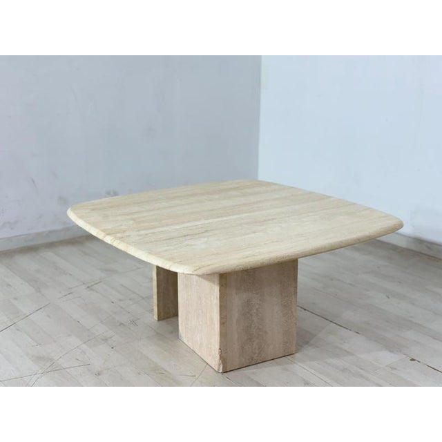 Vintage Travertine Coffee Table, 1970s For Sale - Image 3 of 11