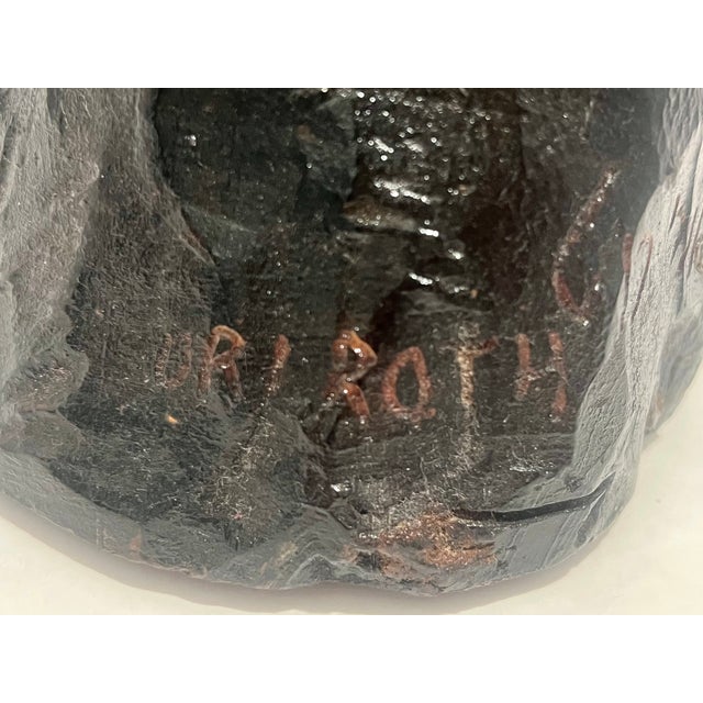 Signed Uri Roth 20th Century Hand Carved Wood Sculpture For Sale - Image 11 of 12