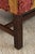 Vintage Camelback Damask Upholstered Sofa For Sale - Image 15 of 16
