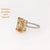 7ct Citrine Ring w Earth Mined Diamonds in Solid 14K Yellow Gold EM 14x10mm For Sale - Image 10 of 10
