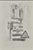 Graham Carter, Panda crossing Graphite on paper 17.5 x 13 cm (6.8 x 5.1 inches) sheet size Framed in black with a black...