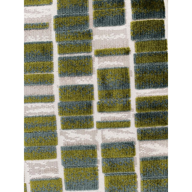 Raised Velvet Blue & Green Pillow Chairish