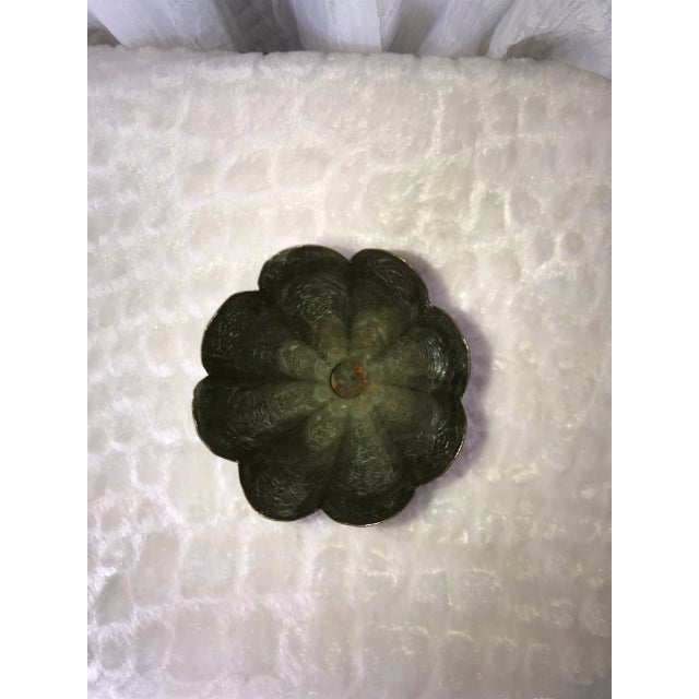 Antique Middle Eastern Copper Repousse Flower Vase For Sale - Image 10 of 12