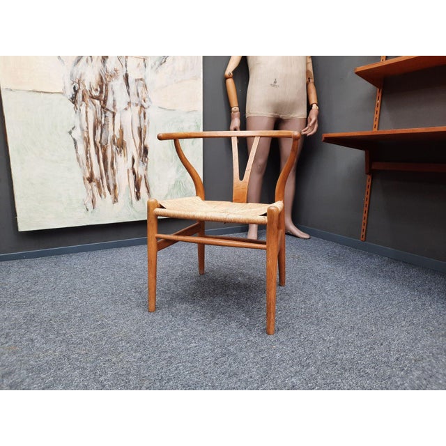 Wood Wishbone Chairs by Hans Wegner for Carl Hansen & Son, 1960s, Set of 4 For Sale - Image 7 of 16