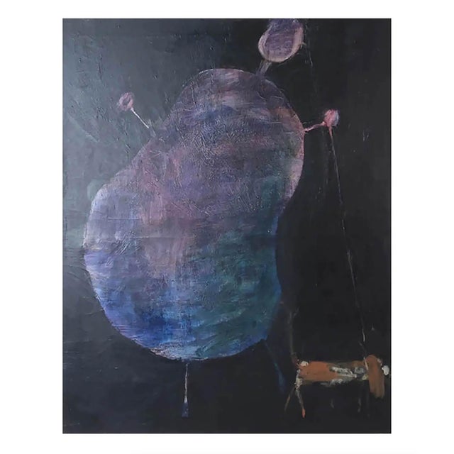 English Artist, Surrealist Composition, 1960, Oil on Canvas For Sale - Image 10 of 10