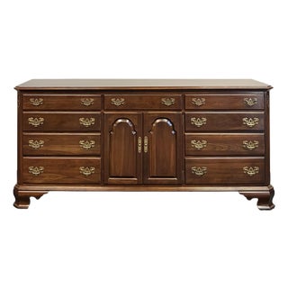 Ethan Allen Georgian Court Cherry 11 Drawer Dresser For Sale
