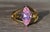 Gold The Kilbourn: Ladies Yellow Gold Cocktail Ring set with Pink Cubic Zirconia For Sale - Image 8 of 10