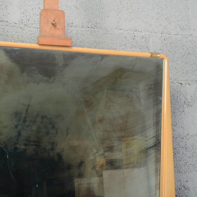 Wooden Framed Mirror by Vittorio Dassi, 1950 For Sale - Image 11 of 15