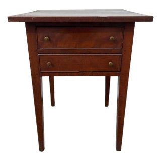 Antique Solid Wood Nightstand Traditional Bedside Table Bedroom Storage For Sale