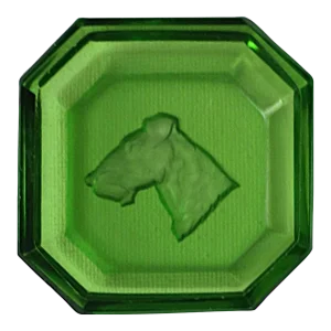 Crystal Jewelry Dish Airedale Terrier Dog