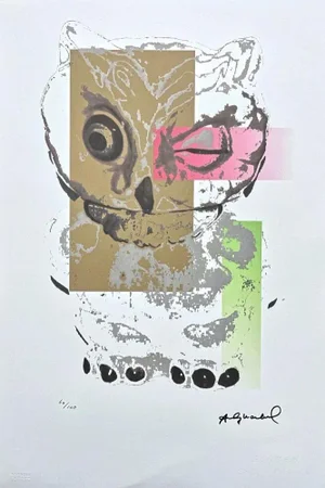 After Andy Warhol, Owl - Brown , 1980s, Lithograph