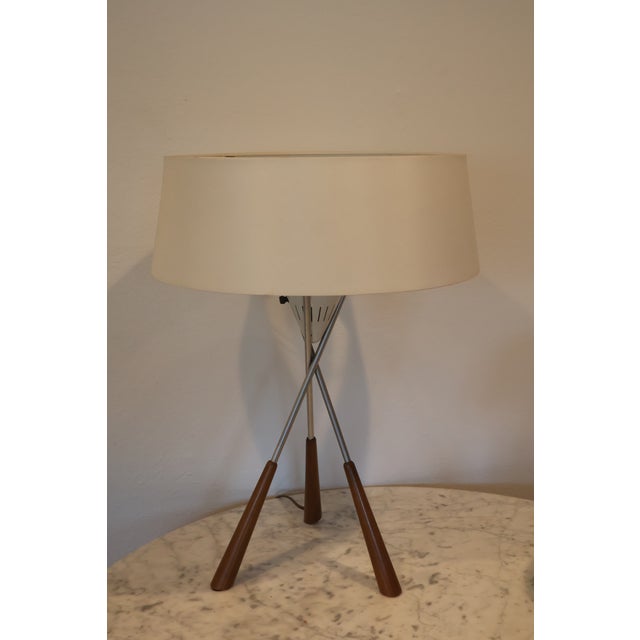 Vintage 1960s Gerald Thurston for Lightolier Table Lamp For Sale - Image 12 of 16
