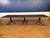 Traditional Large 14 Ft. Traditional Multi-Banded Mahogany Dining/Banquet Table by Leighton Hall - Showroom Sample For Sale - Image 3 of 16