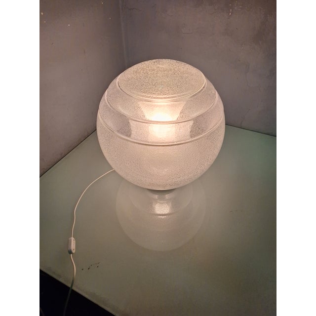 Metal Sfera Table Lamp in Murano Glass by Vicenzo Nason, 1980s For Sale - Image 7 of 18