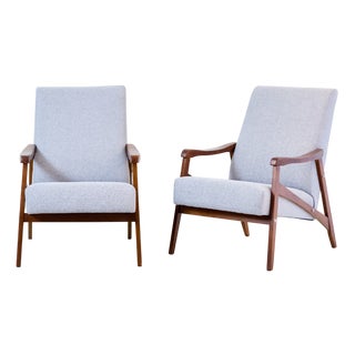 Vintage Lounge Chair by Jaroslav Smidek, 1960s For Sale