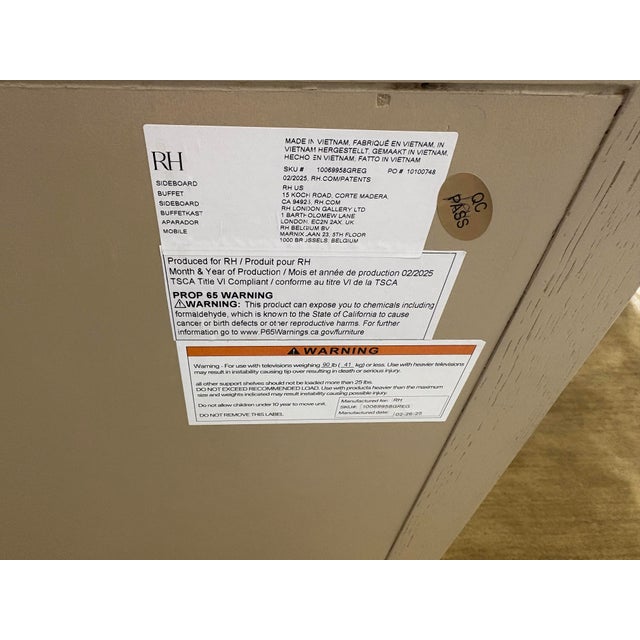 2020s Rh French Contemporary Double-Door Sideboard For Sale - Image 5 of 18