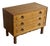 Vintage Danish Oak 3 Drawer Chest Mid Century Modern Nightstand Dresser For Sale