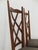 Pair of chairs, in the style of Osvaldo Borsani, with solid wood structure and original padding and seat covering of the...