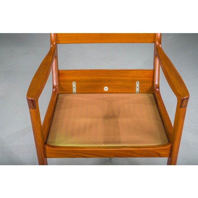 Wood Danish Teak Senator Lounge Chair by Ole Wanscher for Cado, 1960s For Sale - Image 7 of 14