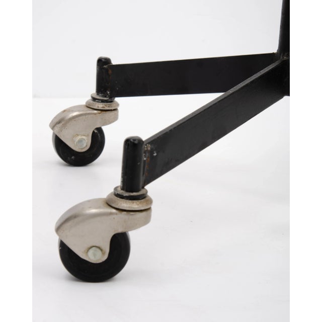 1970s Walnut Steel Mid Century Bookstand After McCobb Umanoff For Sale - Image 10 of 12