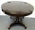 Vintage Neoclassical Style Round Pedestal Table With Brass Medallion Accents For Sale - Image 11 of 17