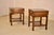 Wood Pair of Campaign Style Mahogany Side Tables, Circa 1960's For Sale - Image 7 of 9