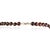 Metal Boho Chic Faceted 124 Ct Red Tiger's Eye Bead Strand Necklace, 16.75 Inch For Sale - Image 7 of 14