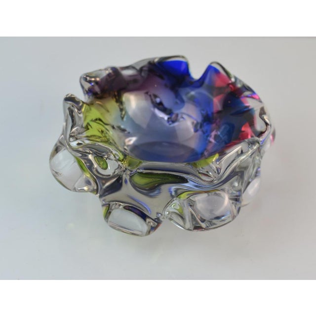 1960s Murano Sommerso Art Glass Ashtray, Italy, 1960s For Sale - Image 5 of 13