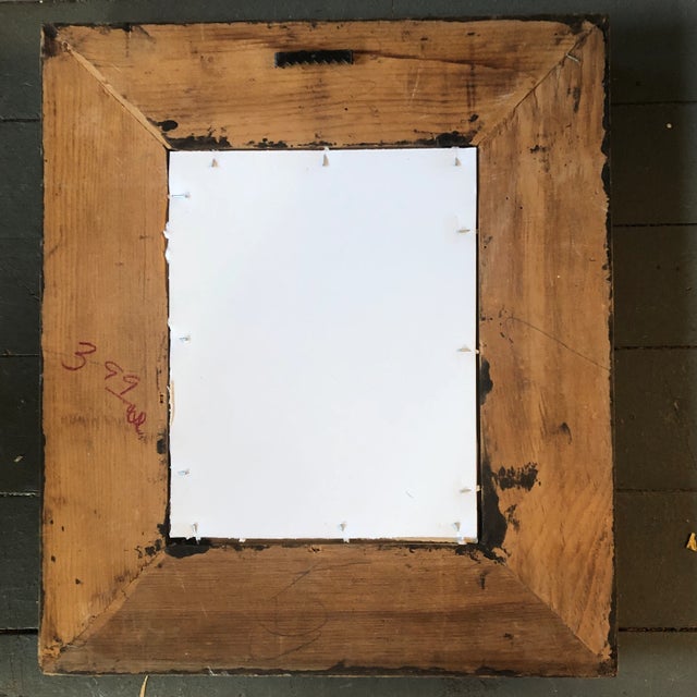 Original Vintage Charcoal/Sepia Female Nude Study Drawing Vintage Frame 1940's For Sale - Image 4 of 5