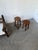 Brown Antique Stools with Turned Legs, 1960s, Set of 2 For Sale - Image 8 of 18