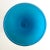 Cerulean Vintage Mid Century Modern Empoli Italy Cerulean Royal Blue Ombre Art Glass Candy Bowl Pedestal Lidded Jar For Sale - Image 8 of 13