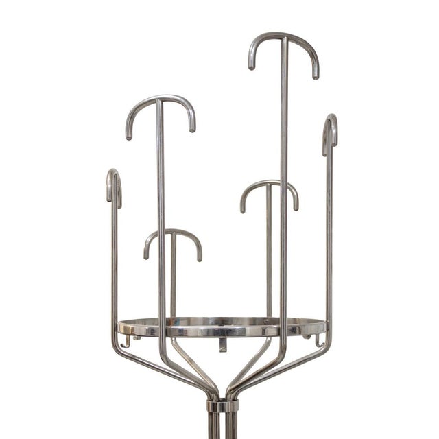 Melpomene Coat Hanger in Steel by Studio BBPR, Italy, 1970s For Sale - Image 6 of 9
