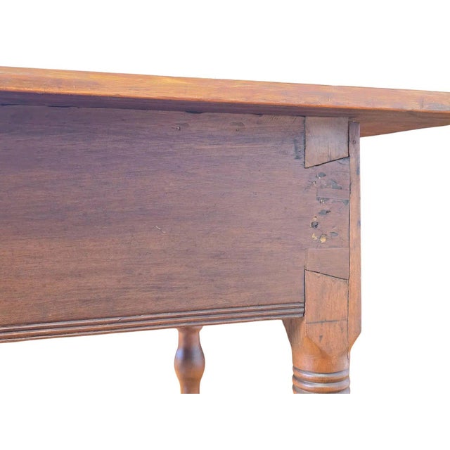 Mid 20th Century French Provincial Louis Philippe Period Fruitwood Drop-Leaf Table For Sale - Image 14 of 16